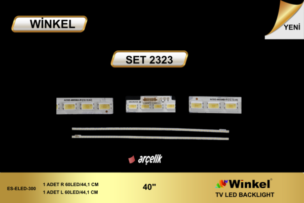 ARÇELİK TV ELED TAKIMI 2 PARÇA