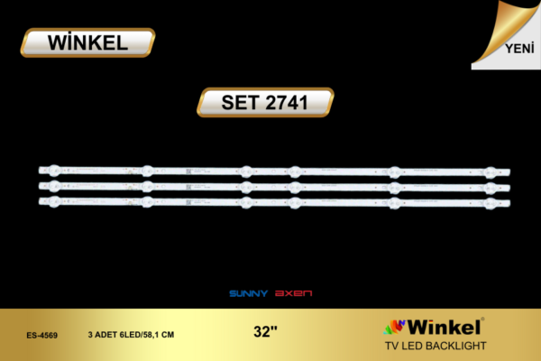 SUNNY TV D LED TAKIMI 3 PARÇA