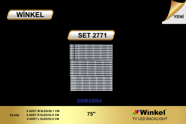 SAMSUNG TV D LED TAKIMI 27 PARÇA